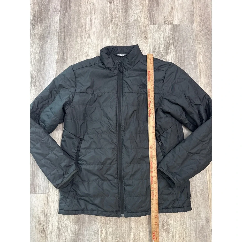 The North Face Mens Junction Insulated Jacket Black Puffer Full Zip Medium